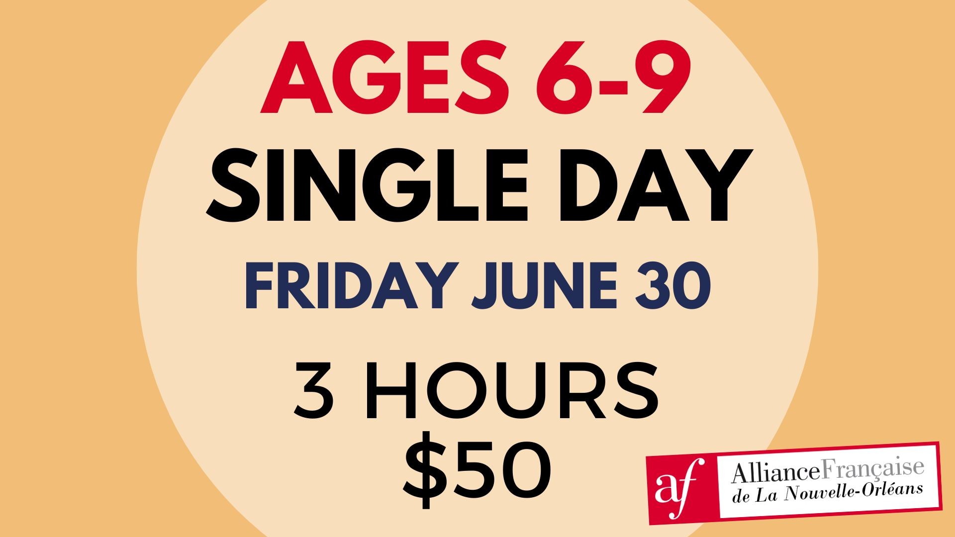 Ages 6-9 Single Day · July 7