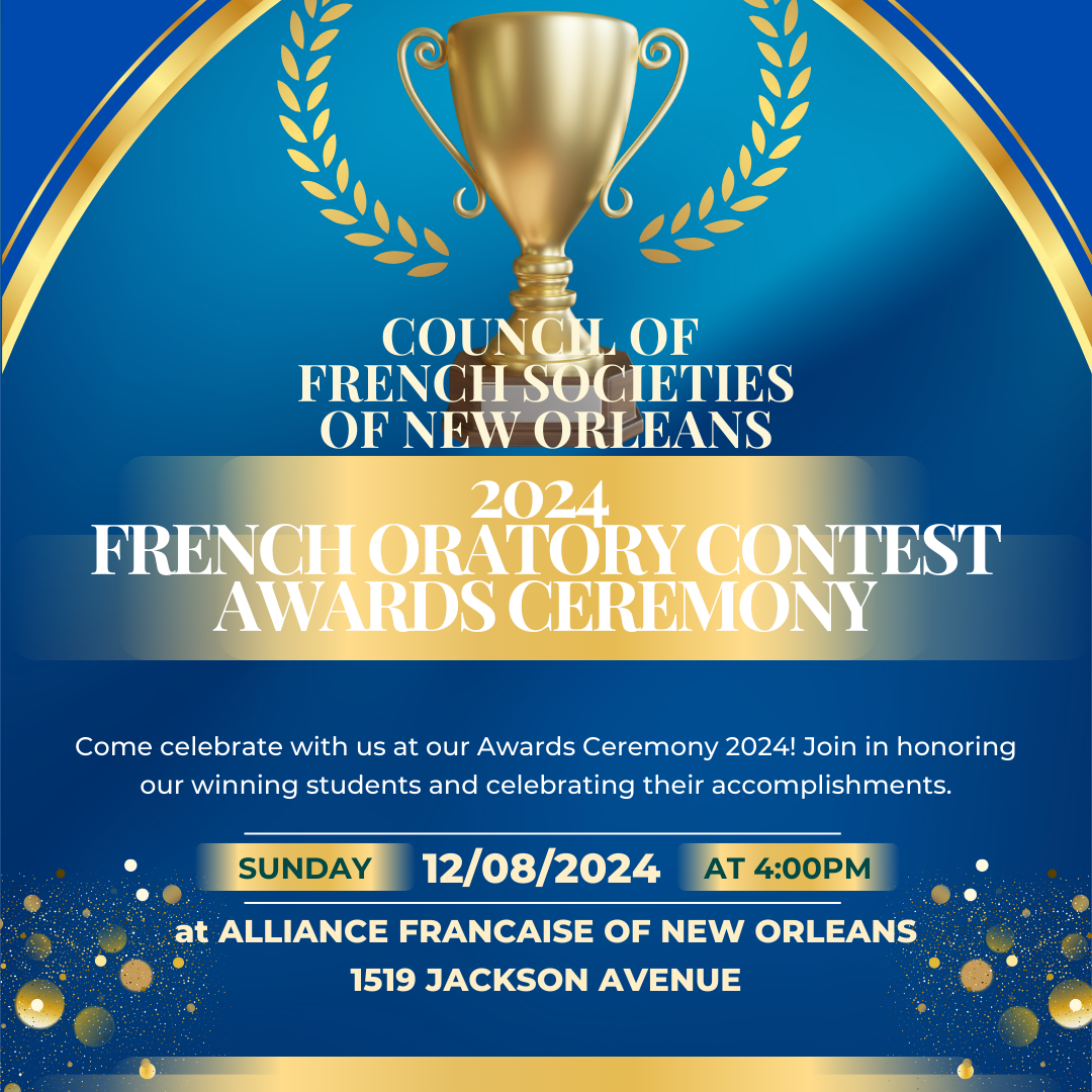 French Oratory Contest Awards Ceremony