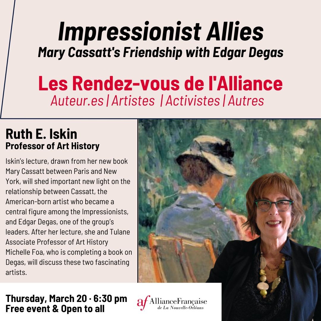 Rendez-Vous de l'Alliance with Ruth Iskin